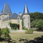Entrée du gîte attenant au Château de Sérigny en Vendée